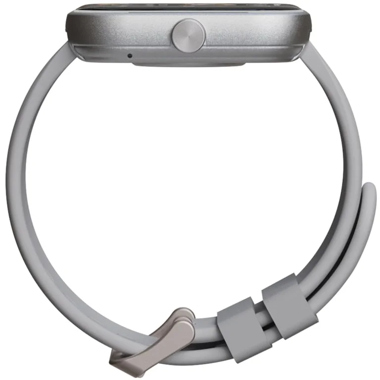 HiFuture Lume Silver Grey, 1.85 " IPS, Powered by Dual Core, Aerospace-Grade Ultra Light Aluminum Frame, Bluetooth Call, 3D User Interface, 1ATM Waterproof, 24/7 True Heart Rate & Blood Oxygen Sensor, 100+ Sports Mode, Up to 7 days daily use