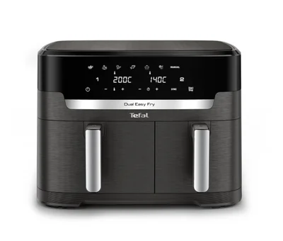 Уред за здравословно готвене Tefal EY942HE0 Dual Easy Fry XXL 11L, 2700W, черен