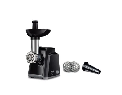 Месомелачка Tefal NE105838 1400W 1.7 kg/min 2 решетки приставка за наденица черен