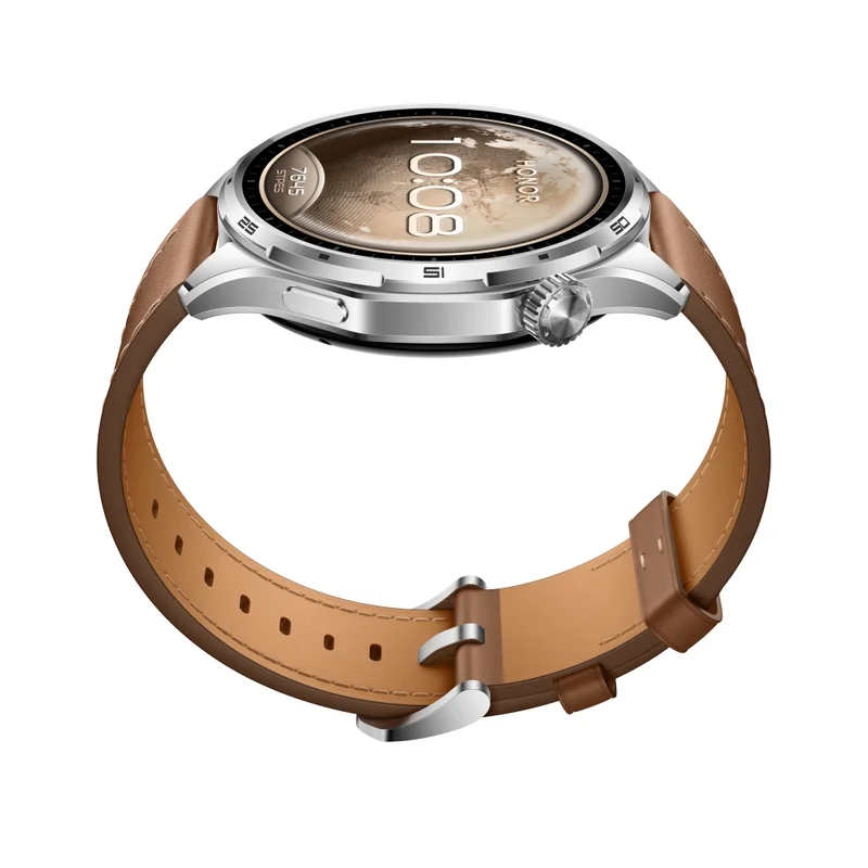 Honor Watch 6 Standard BT 32MB+4GB Twilight Brown Brown Leather Strap EU Version
