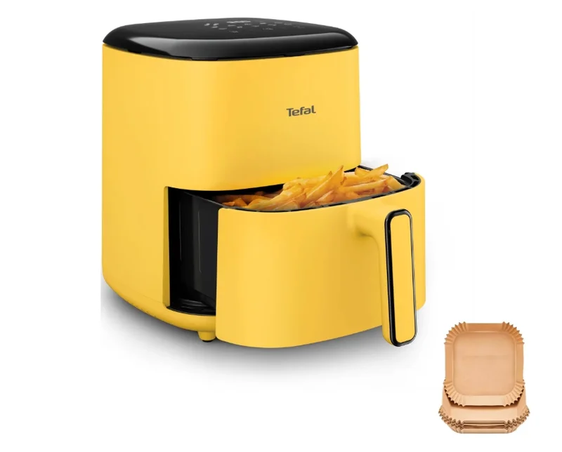 Фритюрник с горещ въздух Tefal – EY2452E0, 5.0L, жълт