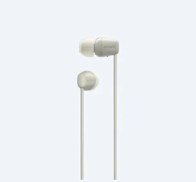 Безжични слушалки Sony – WI-C100, taupe