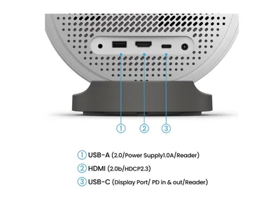 BenQ GV50 Laser Portable Projector, 1080p (1920x1080), 100K:1, 500 ANSI Lumens, 1.2X, Auto Keystone, HDMI (ARC 5.1 channel), USB-C (w/DP PD), USB, BT 5.0,  2x4W Speakers + 10W Woofer, Google TV, SmartRemote App, WiFi, 2.1kg, White