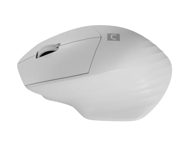 Мишка NATEC Siskin Wireless 1600 DPI 2.4GHz + Bluetooth 5.0, оптична, бяла