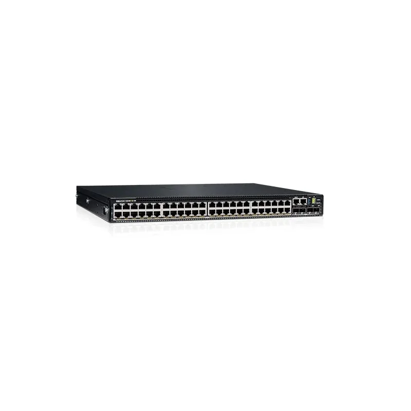 Dell EMC PowerSwitch N3248P-ON, 48x1G, 4x10G SFP+, 2x100G QSFP28, PoE 30W, 1xAC PSU, IO/PS, OS6, Lifetime Limited Hardware Warranty
