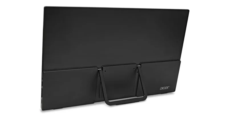 Acer PM161QB1bmiuux, 15.6'' FHD (1920x1080), IPS, 60Hz, 4ms (GTG), 100M:1, 250 nits, AdaptiveSync, HDMI 1.4, 2x USB Type-C, Audio Out, 2x1W Speakers, BlueLightShield, Portable, Kickstand, VESA, Energy Class D, Black, 2Y
