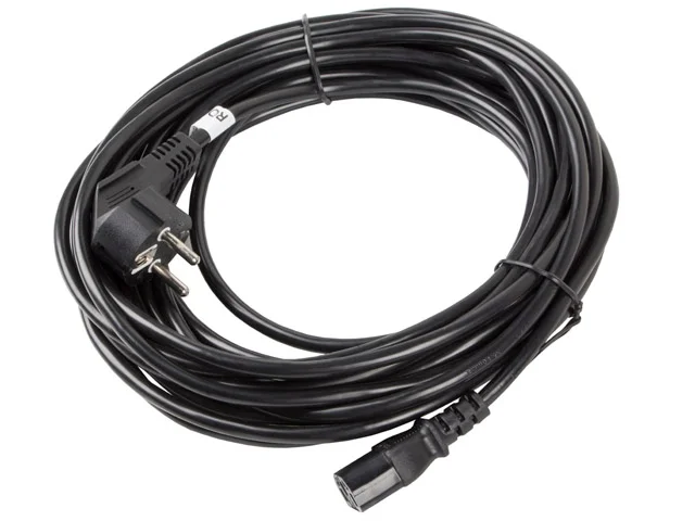Захранващ кабел Lanberg CEE 7/7 към IEC 320 C13 10m VDE, черен
