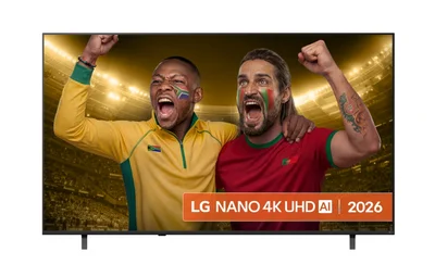 LG 75NU850B3LA, 75" 4K Ultra HD Smart TV, 3840x2160, DVB-T2/C/S2, Alpha 7 AI Processor, HDR10 / HLG, webOS 26 ThinQ, VRR / ALLM / HGiG, 4K Super Upscaling, WiFi 5, Voice Controll, Bluetooth 5.3, AirPlay 2, LAN, CI, HDMI eARC,AI Sound Pro, Google Cast,