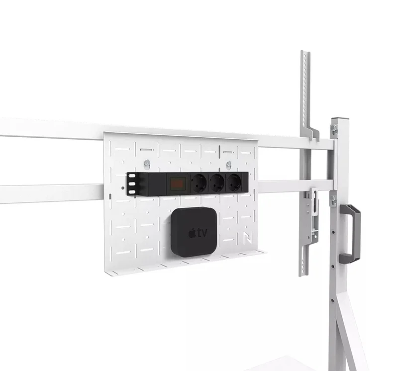 Стойка за телевизор NEOMOUNTS BY NEWSTAR – Move Go, 55-86", бяла