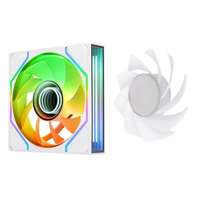 Thermaltake SWAFAN Infinity EX12 ARGB PC Cooling Fan TT Premium Edition 3 Fan Pack White