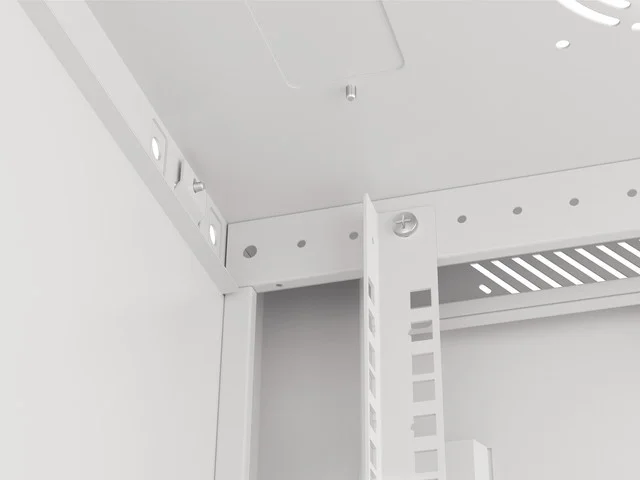 Lanberg rack cabinet 19" wall-mount 6U/600x450 for self-assembly with metal door grey (flat pack)