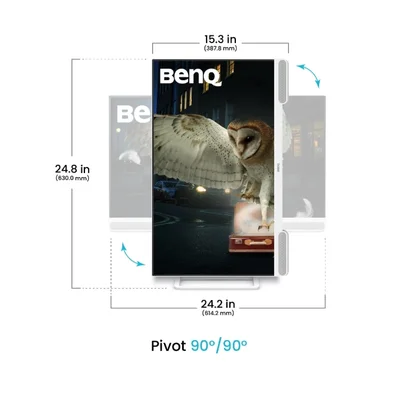 BenQ EW2790U 27” 4K BenQ Home Entertainment Monitor, 27W WORK &  ENTERTAINMENT DISPLAY EW2790U WHITE