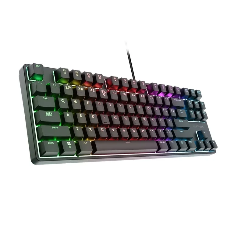 Геймърска клавиатура TRUST GXT864 Cada TKL US