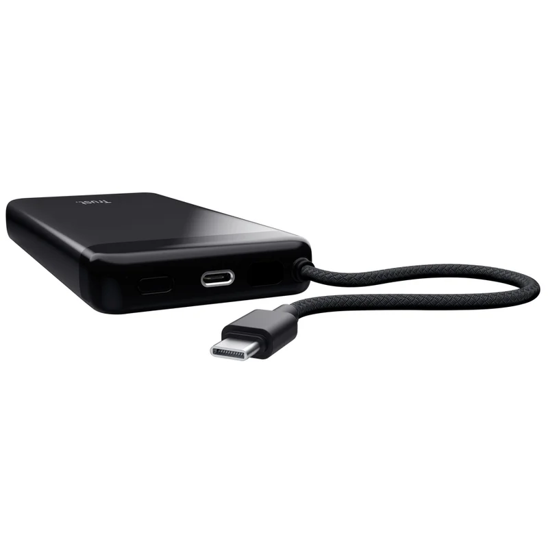 Външна батерия TRUST Fiera, 20000 mAh, 2 USB порта, черна