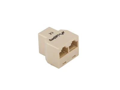 Конектор LANBERG – RJ-45 към 2x RJ-45, инлайн преходник