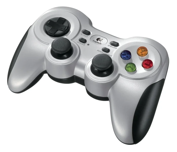 Logitech Gamepad F710, Dual Vibration Feedback, Steam Support, D-Pad, 2.4 GHz Wireless