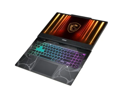 MSI Cyborg 15 B2RWEKG, Intel Core 5 210H (8C/12T, up to 4.8GHz, 12MB), GeForce RTX 5050 8GB GDDR7 440 AI TOPS, 15.6" FHD (1920x1080), 144Hz, IPS-Level, 16GB DDR5 2x8 5600MHz, 512GB PCIe Gen4x4 SSD, Intel WiFi 6E, BT 5.3, 4 Zone RGB Kbd, NO OS, 2.1kg