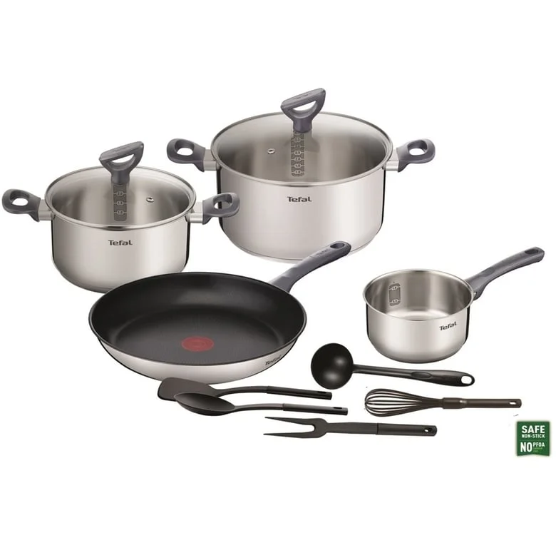 Комплект тенджери и тигани Tefal DAILY COOK G713SB45, 11 части
