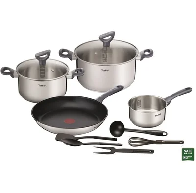 Комплект тенджери и тигани Tefal DAILY COOK G713SB45, 11 части