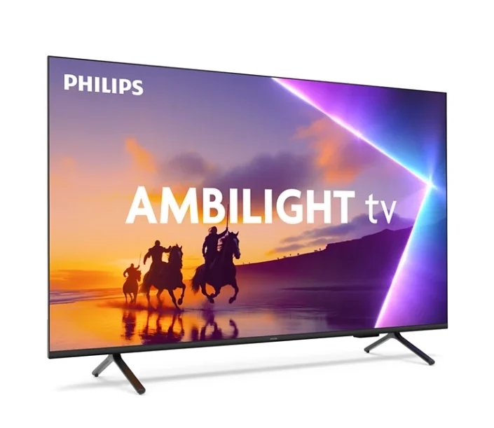 Philips 65PUS8510/12, 65" 4K Ultra HD QLED, 3840x2160p, DVB-T/T2/T2-HD/C/S/S2, 60Hz, Ambilight 3, Pixel Precise UHD, 90% DCI, HDR+, Titan OS, Dolby Atmos, Dolby Digital, VRR, 3*HDMI, 2*USB, 802.11ac, 20W RMS, Black