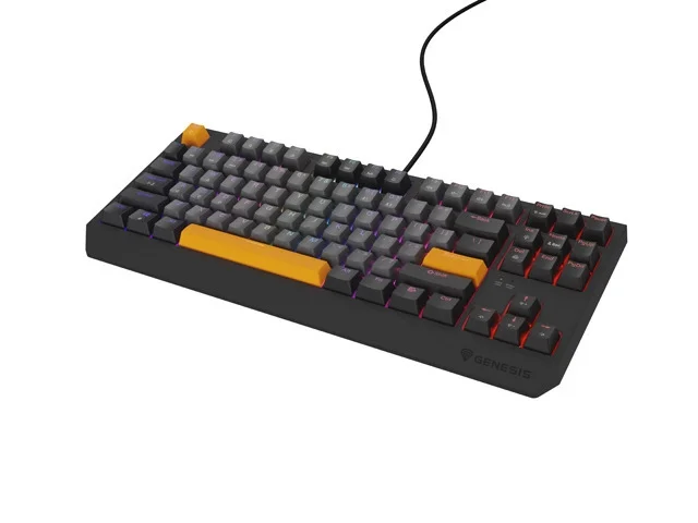 Гейминг клавиатура Genesis Thor 230 TKL Outemu Red RGB Anchor Gray Negative US