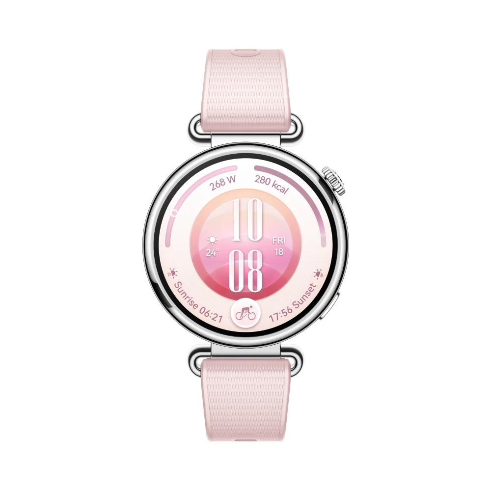 Смарт часовник HUAWEI – Watch GT 7 Konsu-B39F, 1.32" дисплей, HarmonyOS 6.1, розова каишка