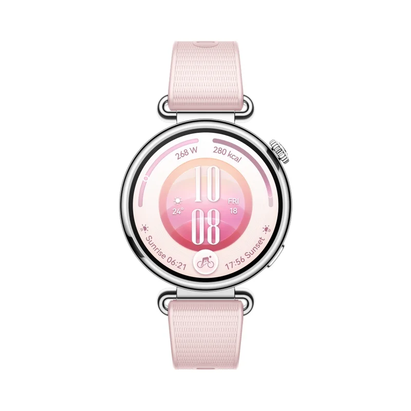 Смарт часовник HUAWEI – Watch GT 7 Konsu-B39F, 1.32" дисплей, HarmonyOS 6.1, розова каишка