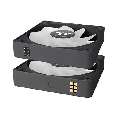 Комплект вентилатори за компютър Thermaltake CT120 EX Reverse ARGB Sync, 120 мм, 3 броя, магнитно свързване