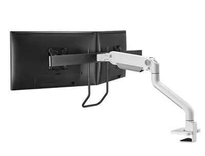Neomounts Next One Desk Mount, double display crossbar (topfix clamp/grommet)