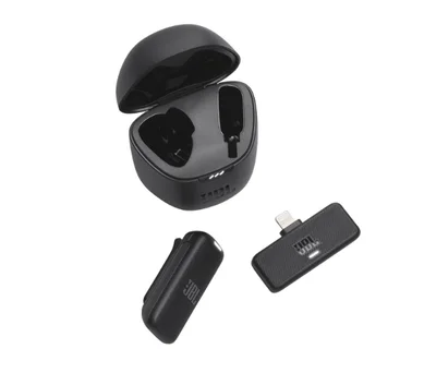 JBL QUANTUM Stream Wireless Lightning - Wearable wireless streaming microphone for lighting connection