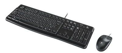 LOGITECH MK120 Corded Combo - BLACK - USB - US INT'L - EER