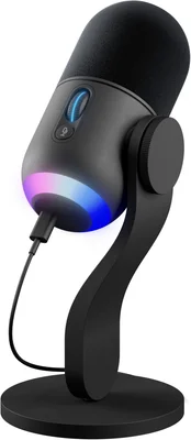 LOGITECH G Yeti GX RGB Gaming Microphone - LIGHTSYNC - BLACK - USB