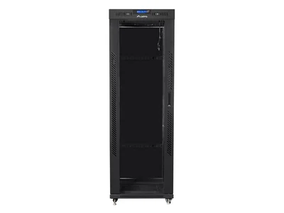 Lanberg rack cabinet 19" free-standing 37U/600x800 (flat pack) with glass door lcd black v2