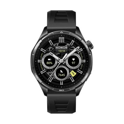 Honor Watch 6 BT 32MB+4GB Shadow Black Black Fluoroelastomer Strap EU Version