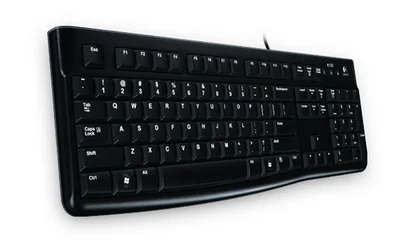 Клавиатура Logitech – K120, с кабел, черна