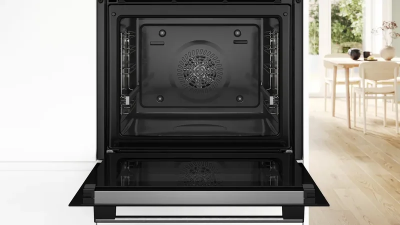 Bosch HBG578ES3 SER6, Oven A+, Pyro+Hydro, 10 HM, AutoPilot 30, 1 lvl rail, SoftClose&SoftOpen, Air Fry tray, inox