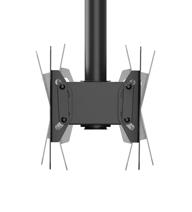 Neomounts Back-to-Back Screen Ceiling Mount (Height: 106-156 cm)