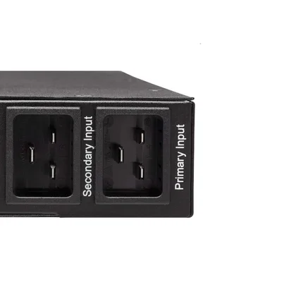 Tripp Lite by Eaton 3.8kW Single-Phase Switched Automatic Transfer Switch PDU, Two 200-240V C20 Inlets, 8 C13 & 2 C19 Outputs, 1U, TAA