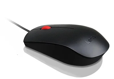 Мишка Lenovo Essential USB 4Y50R20863, оптична, 1600 dpi, кабелна, черна