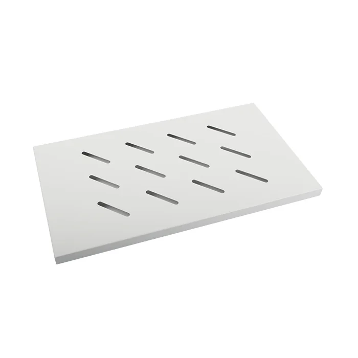 Рафтов модул 1U 19" LANBERG 496x280 мм, товароносимост до 120 кг, сив