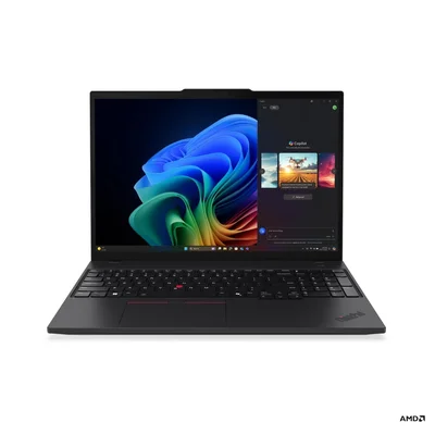 Lenovo ThinkPad T16 G4 AMD Ryzen AI 7 PRO 350 (up to 5.0GHz, 16MB L3), 2x 32GB SODIMM DDR5-5600, 1TB SSD, 16" WUXGA (1920x1200) IPS, AG, AMD Radeon 860M, 5MP&IR Cam, Backlit KB, WLAN, BT, SCR, FPR,  Win11Pro, 3Y Premier