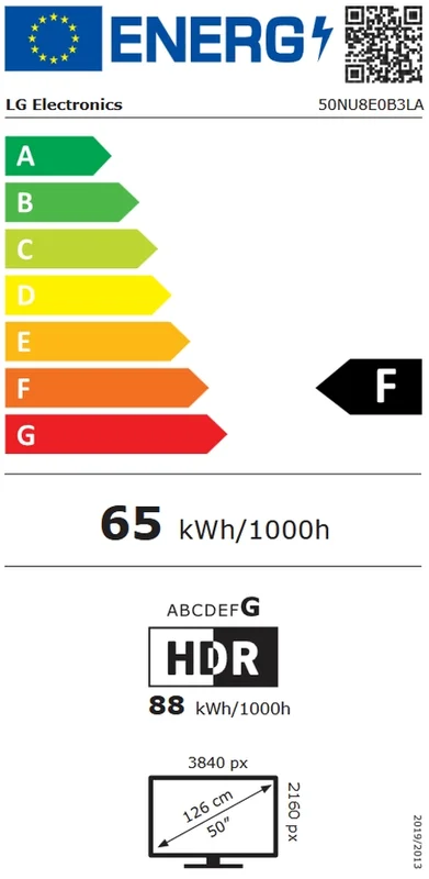 LG 50NU8E0B3LA, 50" 4K HDR UHD, 3840x2160, DVB-T2/C/S2, AI Alpha 7, HDR 10, webOS 26, ThinQ AI, VRR, ALLM, HGiG, WiFi, Clear Voice, 4K Super Upscaling, Bluetooth 5.3, Hdmi e-ARC , CI, LAN, AirPlay2, AI Sound Pro, Google Cast, 2 Pole stand, Black