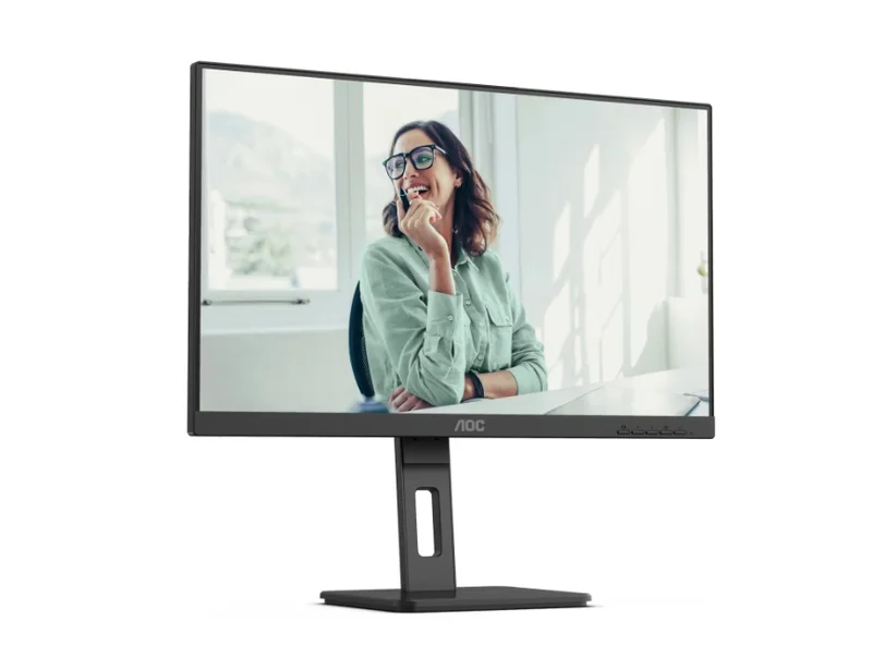 AOC Q27P3CV, 27" IPS WLED, 2560x1440@100Hz, 4ms GtG, 350cd m/2, 1000:1, DCR 50M:1, Adaptive Sync, FlickerFree,Low Blue Light, 2Wx2, Tilt, Height Adjust, Pivot, Swivel, 2xHDMI, DP, USB hub, RJ45