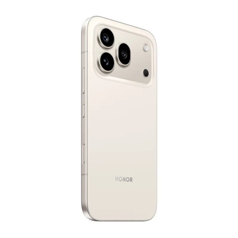 Смартфон HONOR 600 Pro 6.57" 120Hz AMOLED, Snapdragon 8 Elite, 12GB RAM, 512GB, 200MP+50MP+12MP/50MP, 6400mAh, Android 16, Golden White