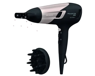 Сешоар Rowenta CV5831F0 Studio Glow 2300W Черен/Розов