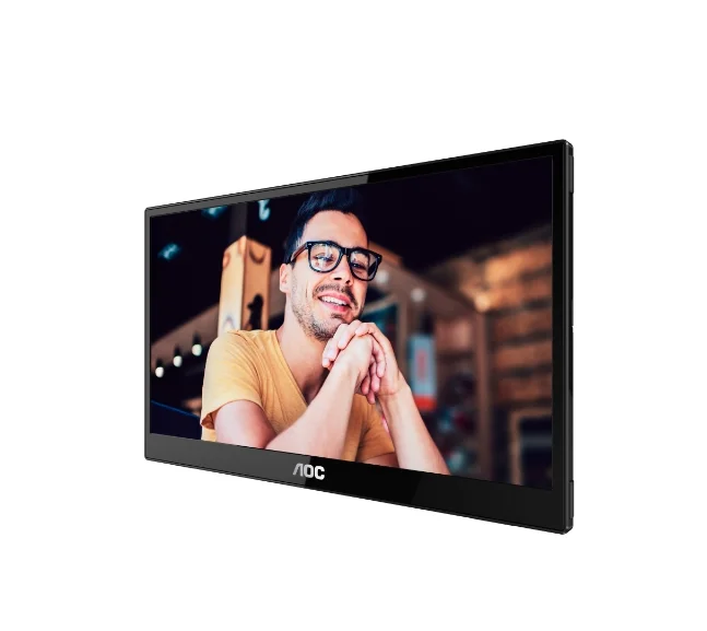 AOC 16T3EA, 15.6" IPS WLED, 1920x1080@60Hz, 4ms GtG, 250cd m/2, 700:1, 50M:1 DCR, USB-C 3.2x1