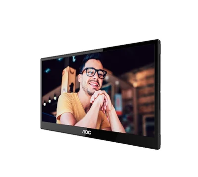 AOC 16T3EA, 15.6" IPS WLED, 1920x1080@60Hz, 4ms GtG, 250cd m/2, 700:1, 50M:1 DCR, USB-C 3.2x1