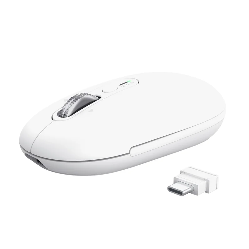 TRUST Seron Slim Multi-Wireless Hyperscroll Mouse White