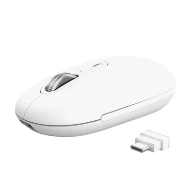 TRUST Seron Slim Multi-Wireless Hyperscroll Mouse White