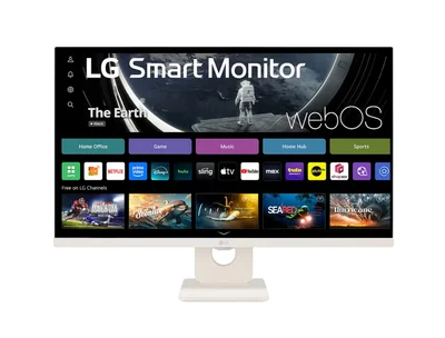 Монитор LG 27U511SA-W 27" IPS 100Hz FHD webOS23 ThinQ sRGB 99% HDR 10 Бял